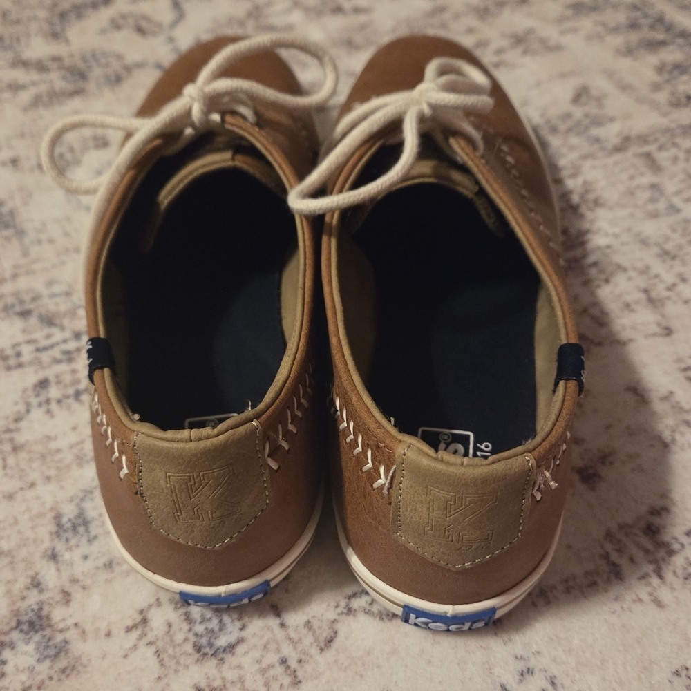 Keds Champion Pennant Leather Baseball Stitch Shoes - Picture 2 of 9